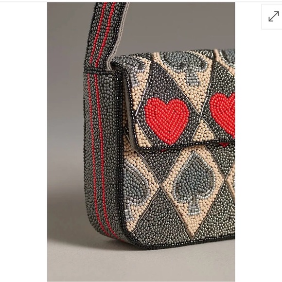 Anthropologies The Fiona Beaded Bag - Spade - Picture 3 of 3